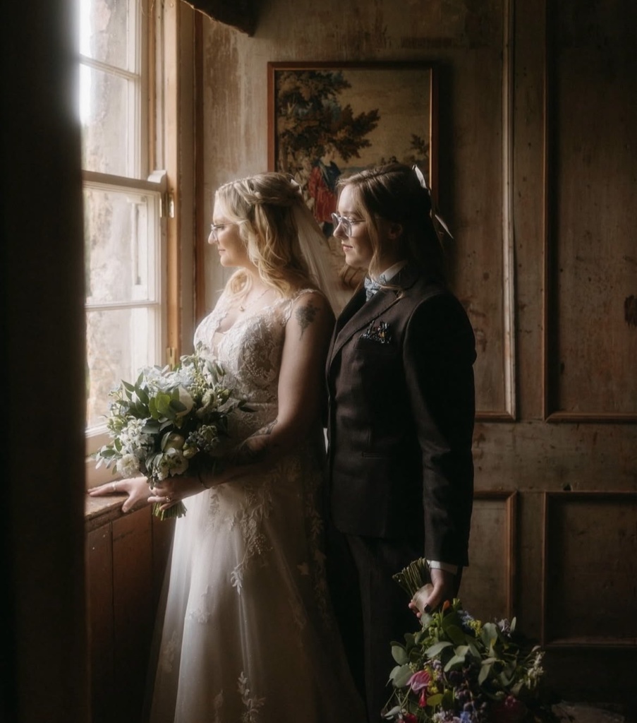 custom women's wedding suits